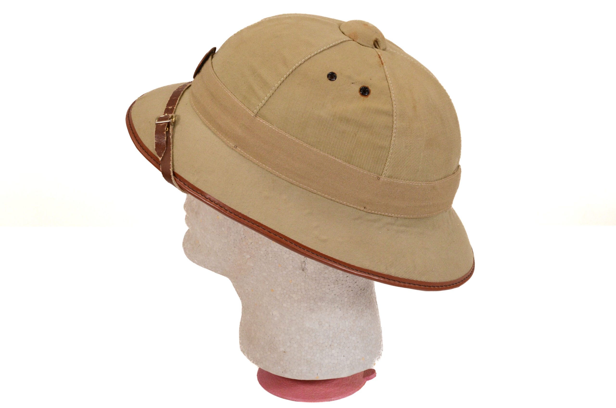 Original Vietnam War North Vietnamese Army (NVA) Pith Helmet - Image 6