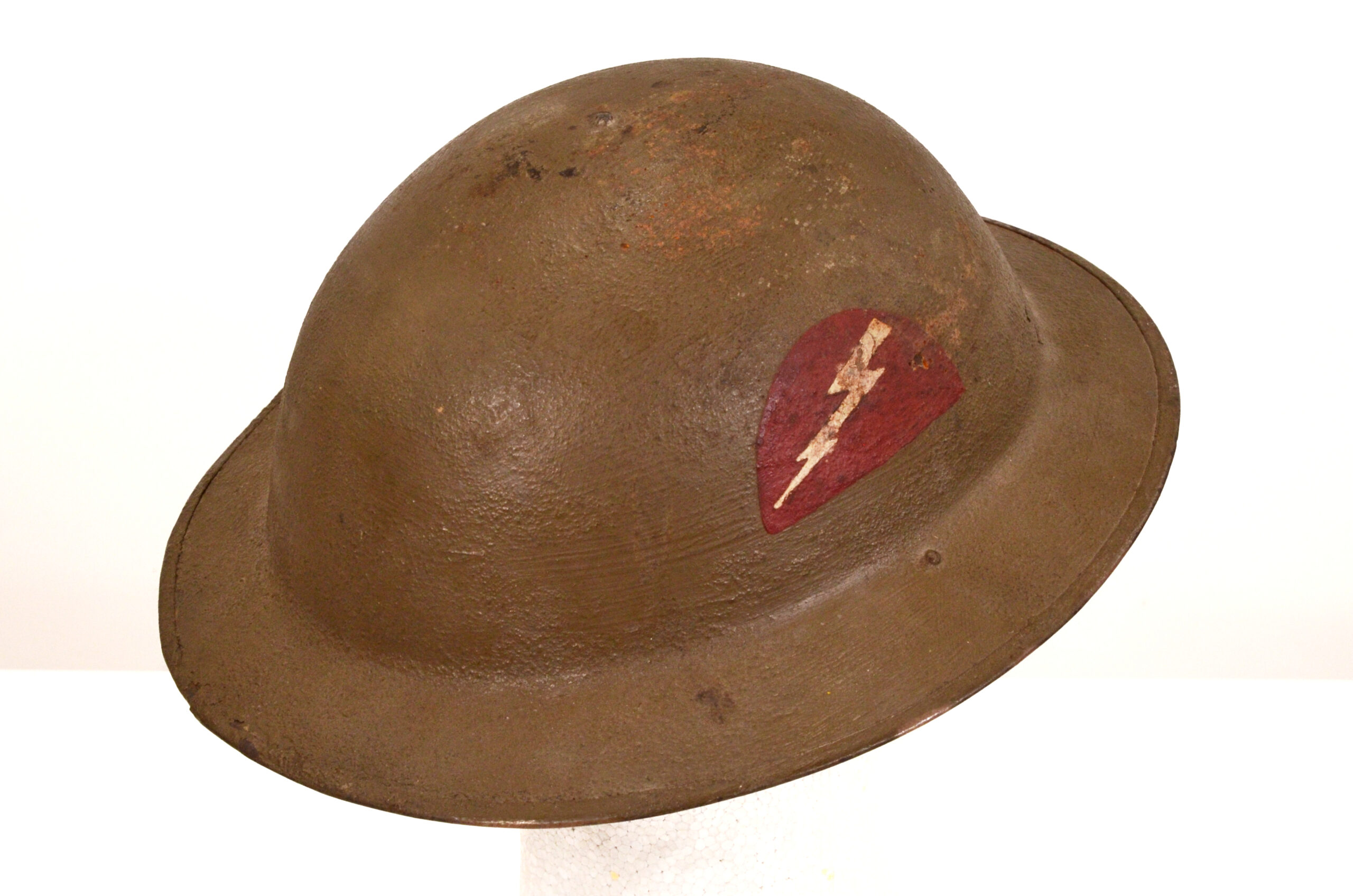 Original U.S. M1917 "Doughboy" combat helmet - 78th Infantry "Lightning Division" - Image 3