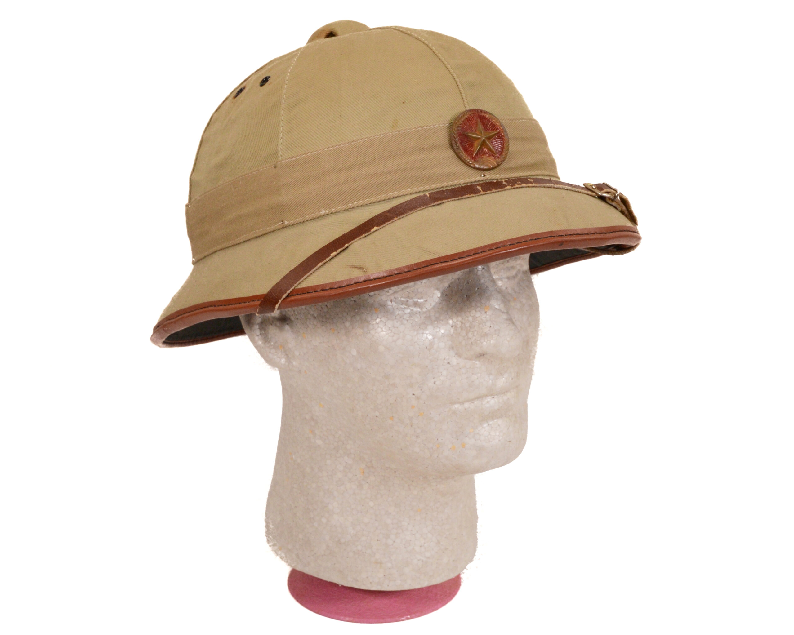 Original Vietnam War North Vietnamese Army (NVA) Pith Helmet
