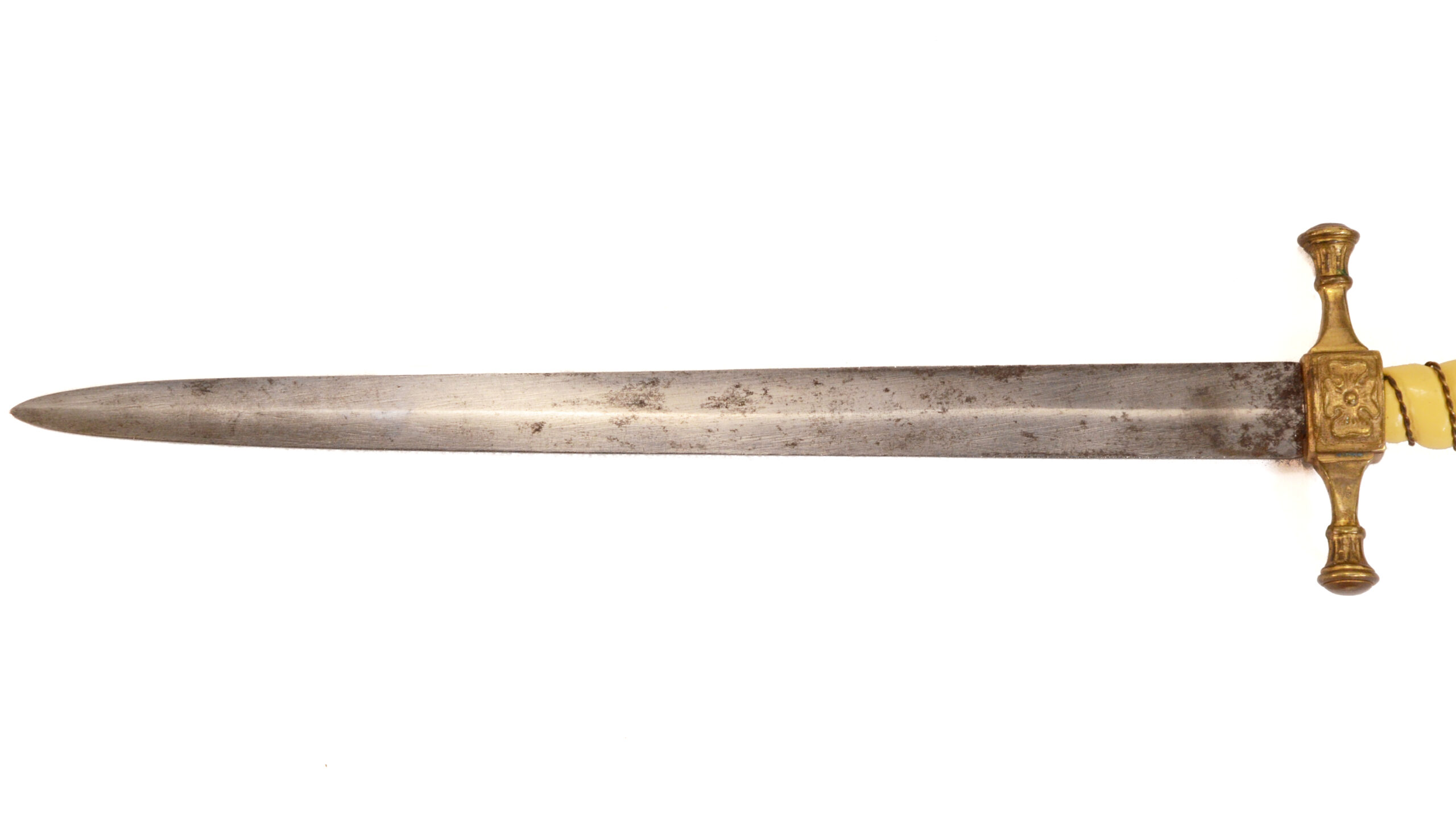 Authentic WWI Imperial German Naval Officer’s Dagger – W.K.C. “Lightning Pattern” Scabbard - Image 6