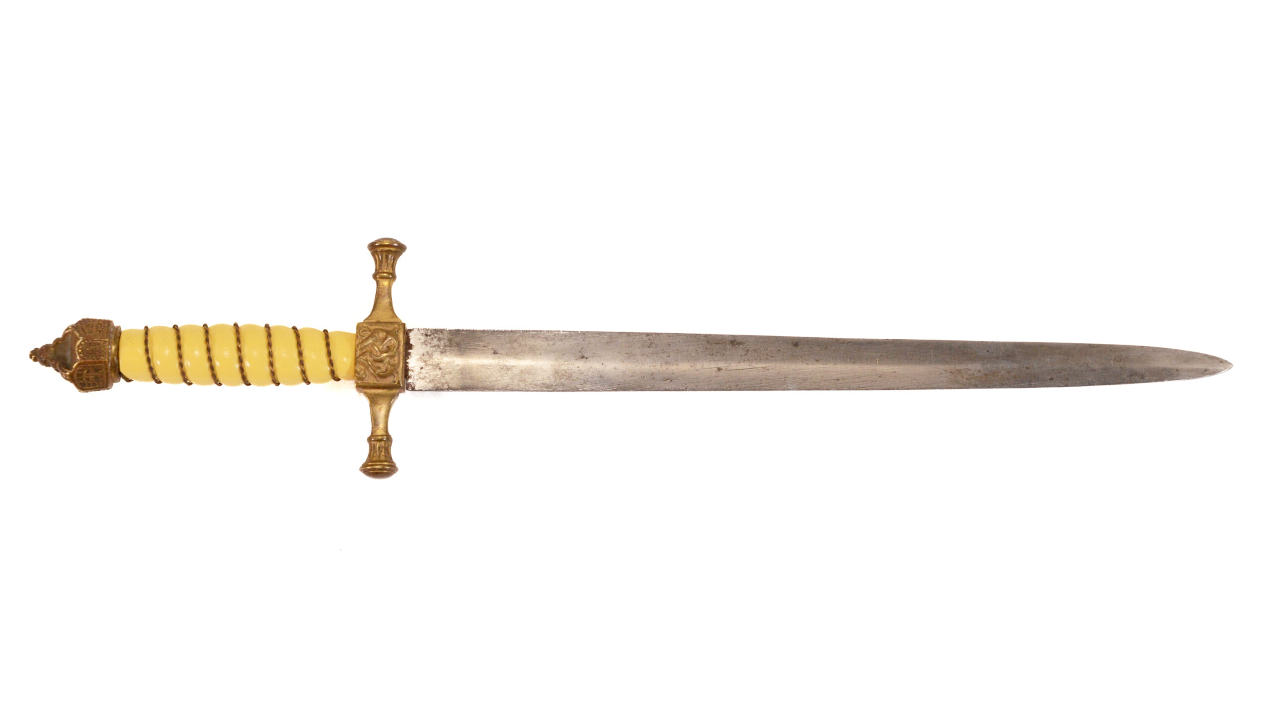 Authentic WWI Imperial German Naval Officer’s Dagger – W.K.C. “Lightning Pattern” Scabbard - Image 7