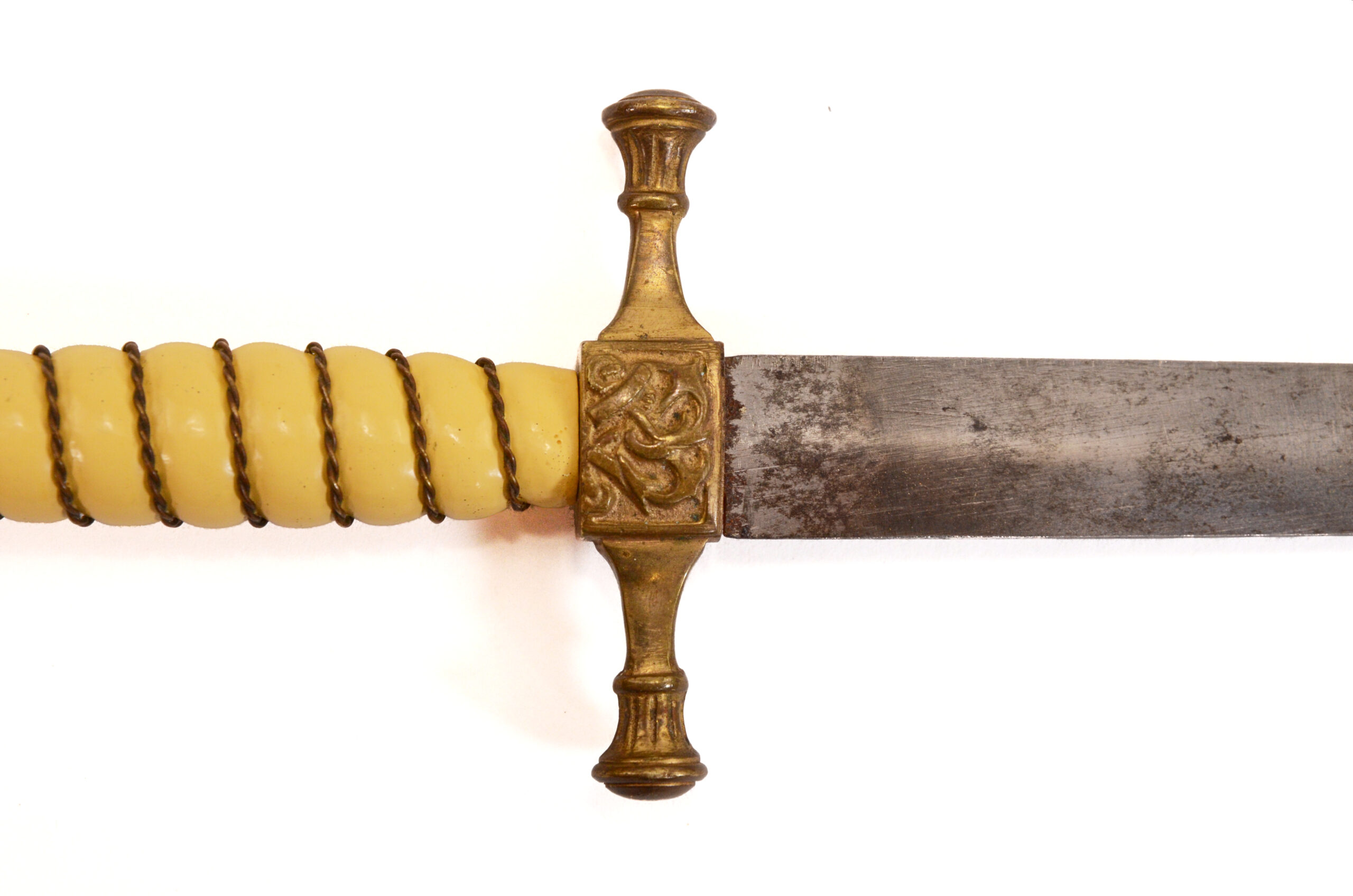 Authentic WWI Imperial German Naval Officer’s Dagger – W.K.C. “Lightning Pattern” Scabbard - Image 11