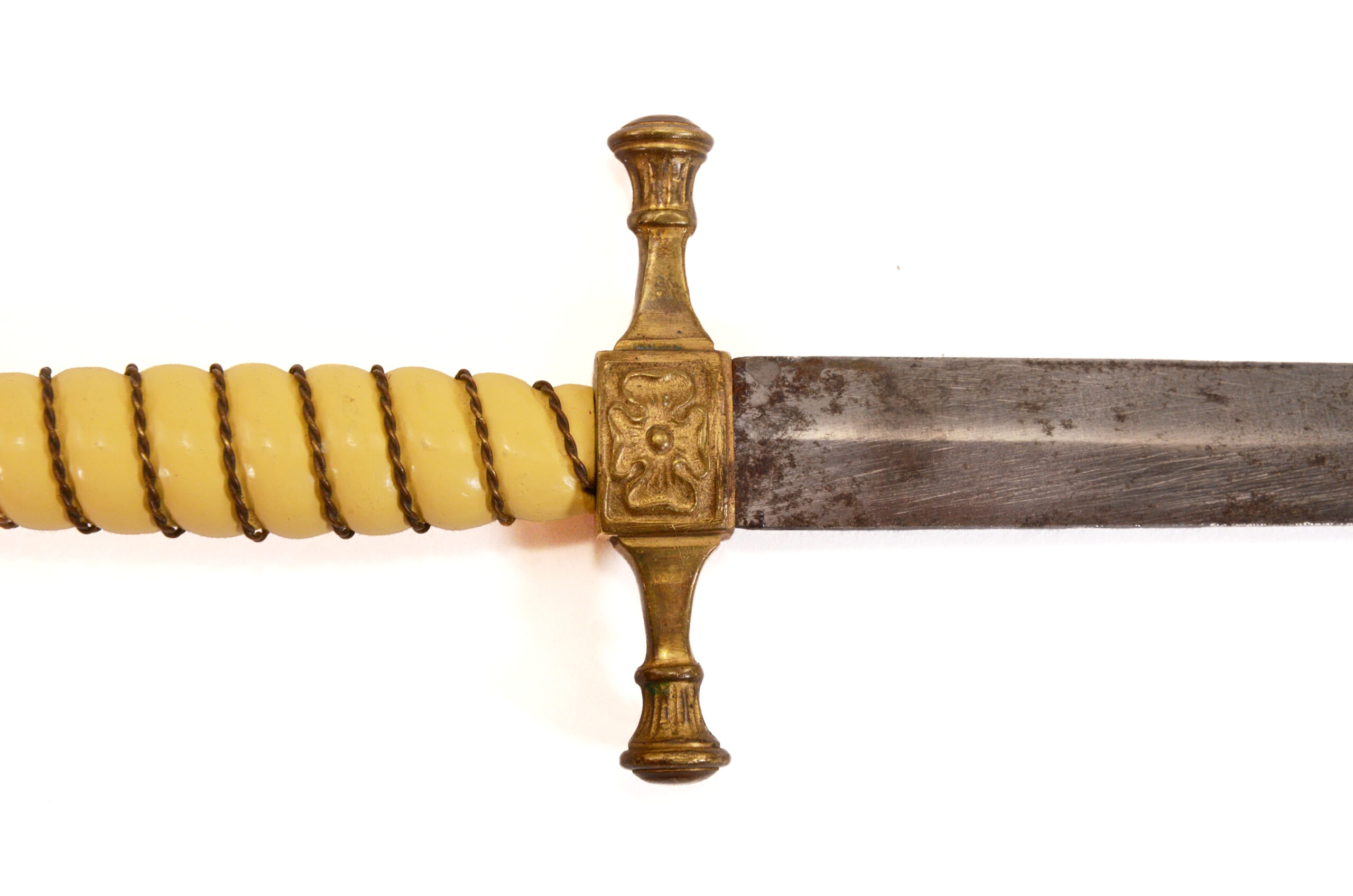 Authentic WWI Imperial German Naval Officer’s Dagger – W.K.C. “Lightning Pattern” Scabbard - Image 12