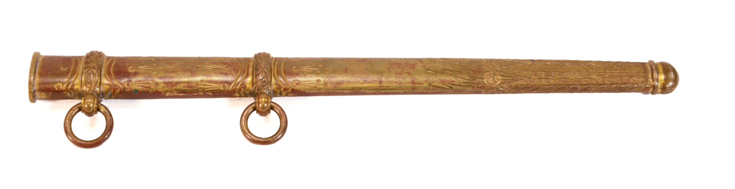 Authentic WWI Imperial German Naval Officer’s Dagger – W.K.C. “Lightning Pattern” Scabbard - Image 13