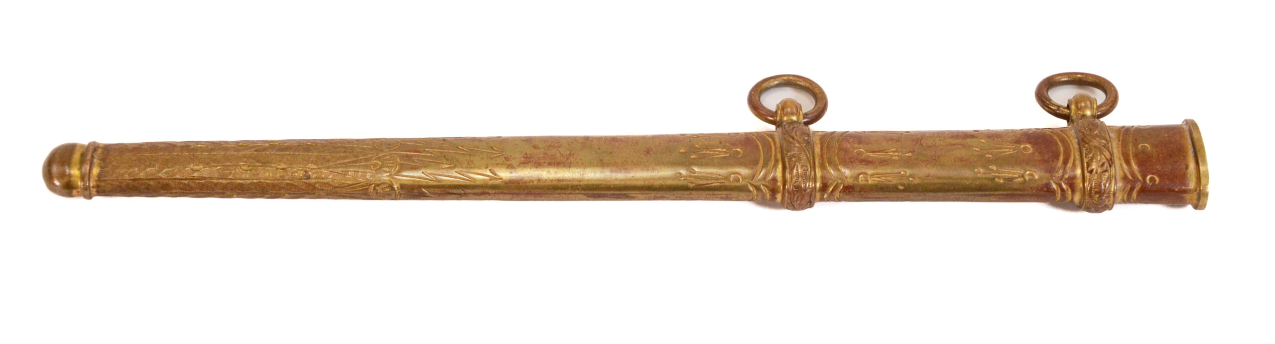 Authentic WWI Imperial German Naval Officer’s Dagger – W.K.C. “Lightning Pattern” Scabbard - Image 14