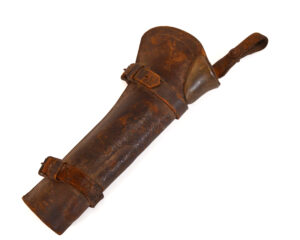 Authentic U.S. Indian Wars M1886 Springfield Trapdoor Cavalry Carbine Leather Boot Scabbard