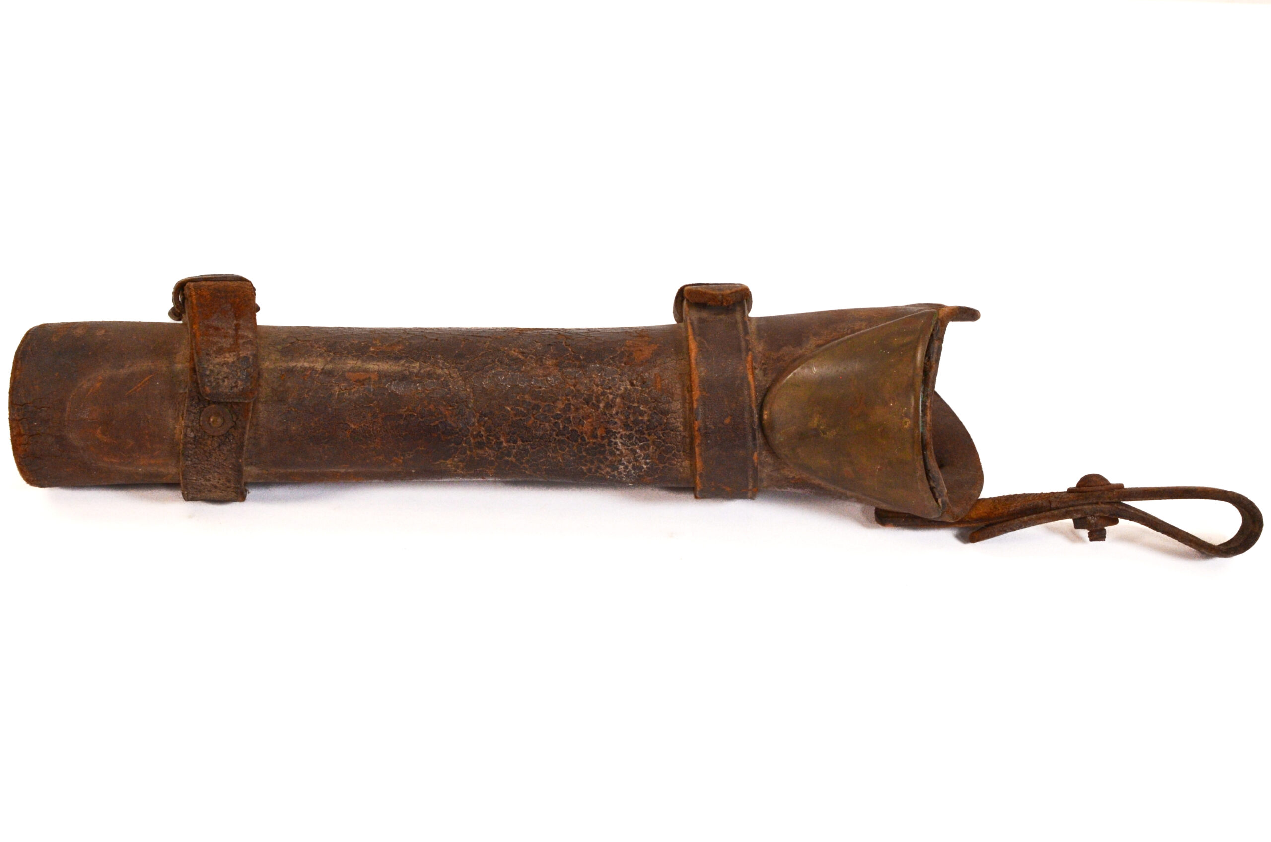 Authentic U.S. Indian Wars M1886 Springfield Trapdoor Cavalry Carbine Leather Boot Scabbard - Image 2