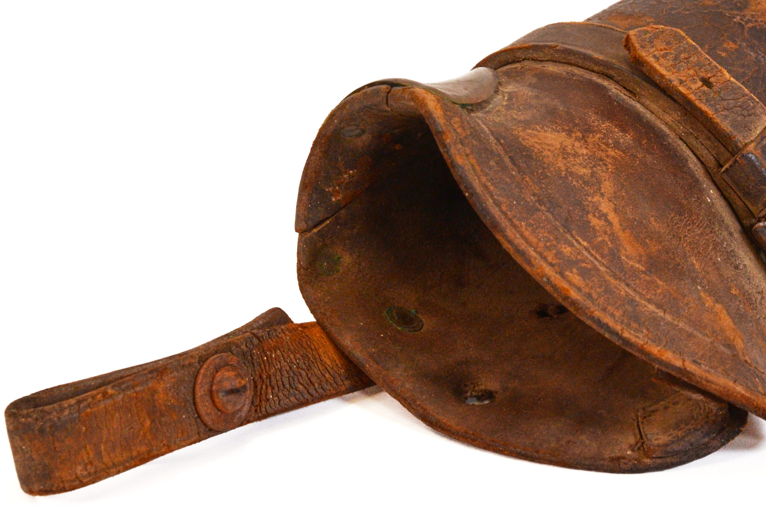 Authentic U.S. Indian Wars M1886 Springfield Trapdoor Cavalry Carbine Leather Boot Scabbard - Image 3