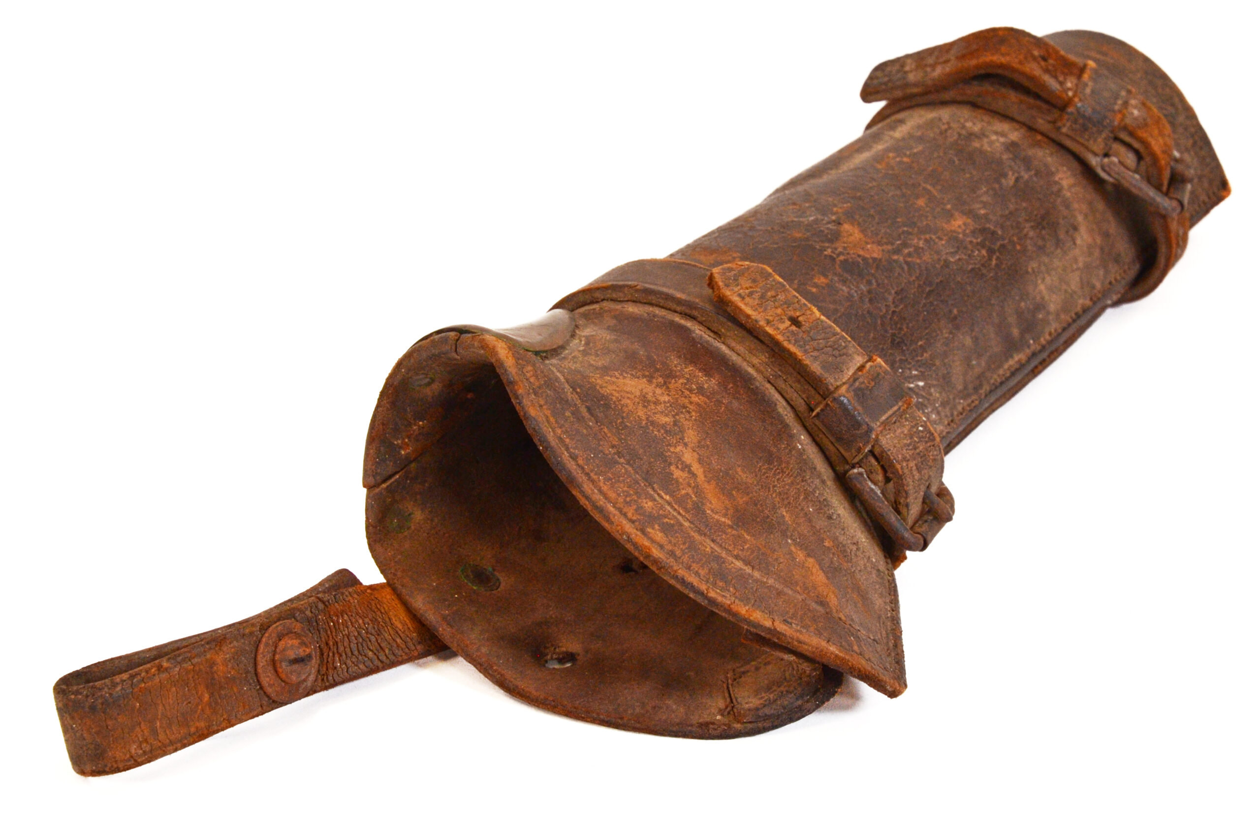 Authentic U.S. Indian Wars M1886 Springfield Trapdoor Cavalry Carbine Leather Boot Scabbard - Image 4