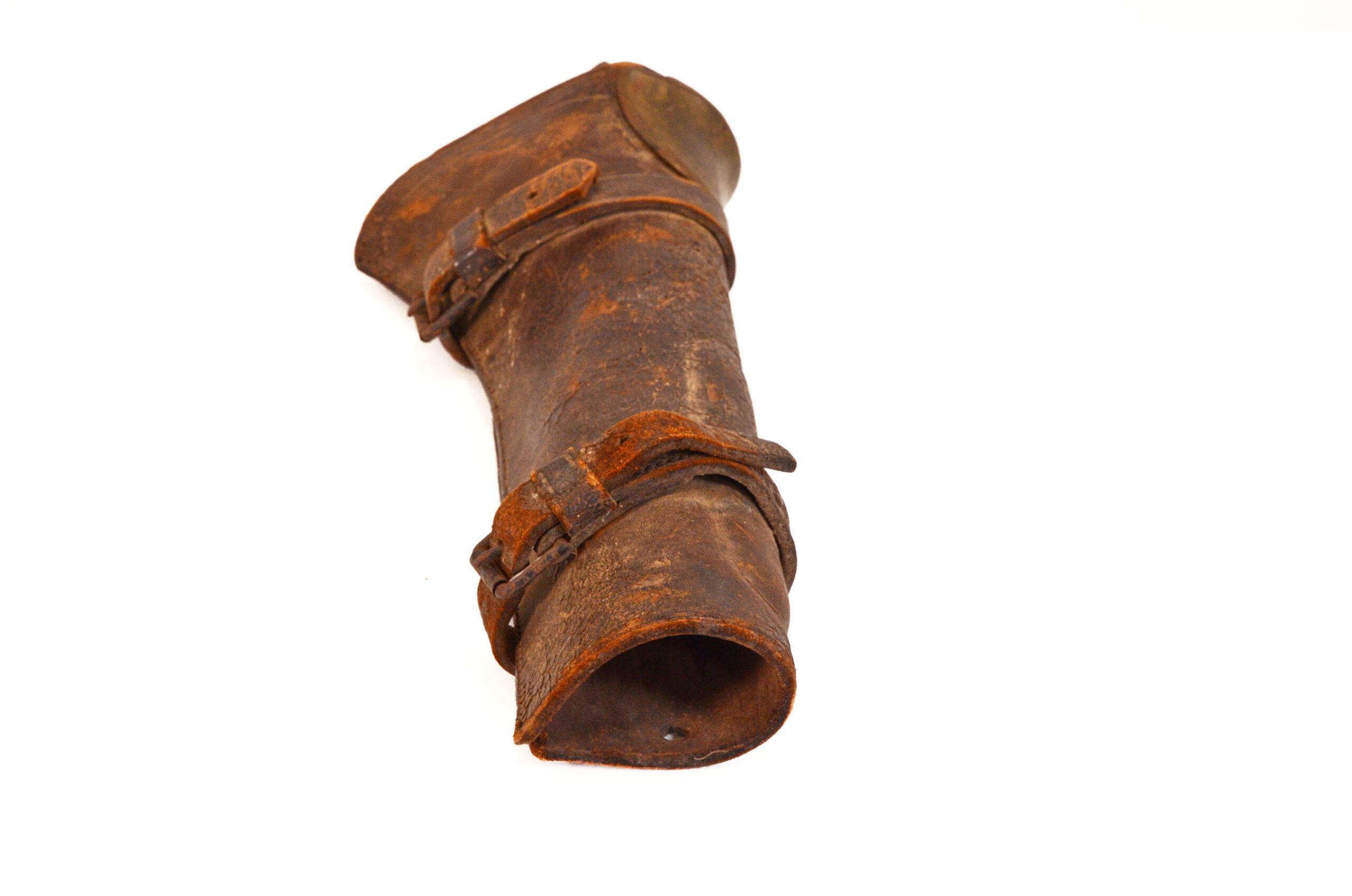 Authentic U.S. Indian Wars M1886 Springfield Trapdoor Cavalry Carbine Leather Boot Scabbard - Image 7