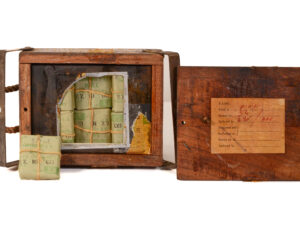 Military Surplus Ammunition 410 Enfield Musket MK-1-Z Lead Round Ball Berdan Primed Sealed Tin of 180 in Wood Crate