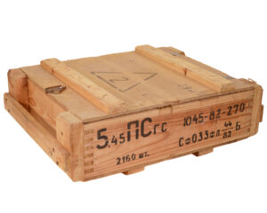 Soviet Surplus Sealed Crate of 2 Spam Cans 2160 Rounds of 7N6 5.45x39 Ammo