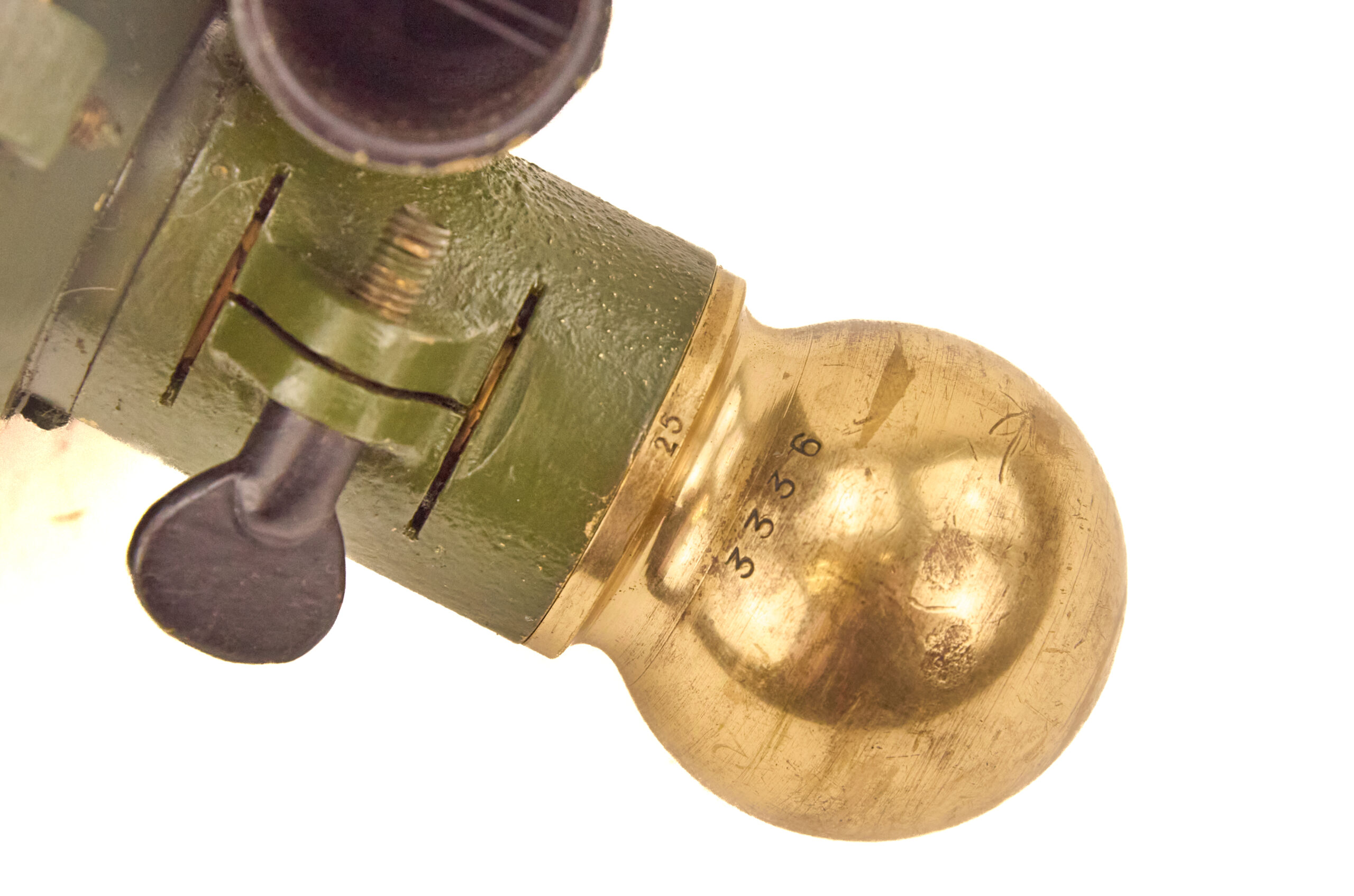 Finn-Captured Soviet 82mm M1938 Mortar Sight and Case – Finish Army SA Marked - Image 7