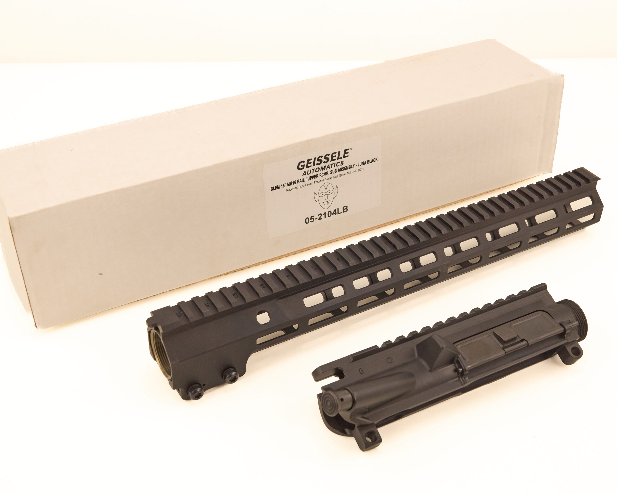 Geissele Blem Receiver + 15" MK16 Rail Set – Luna Black