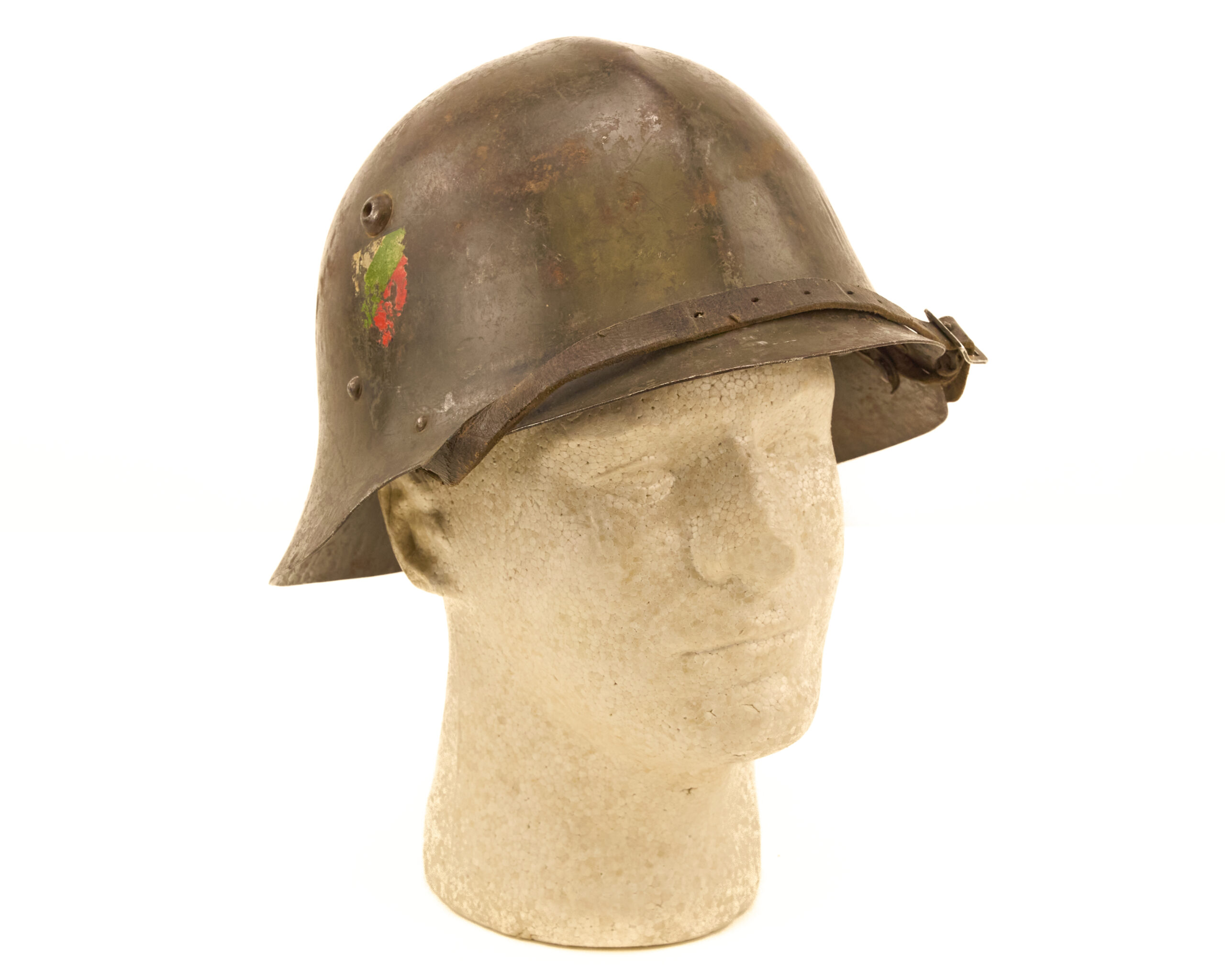 Original WWII Bulgarian M36C Steel Helmet