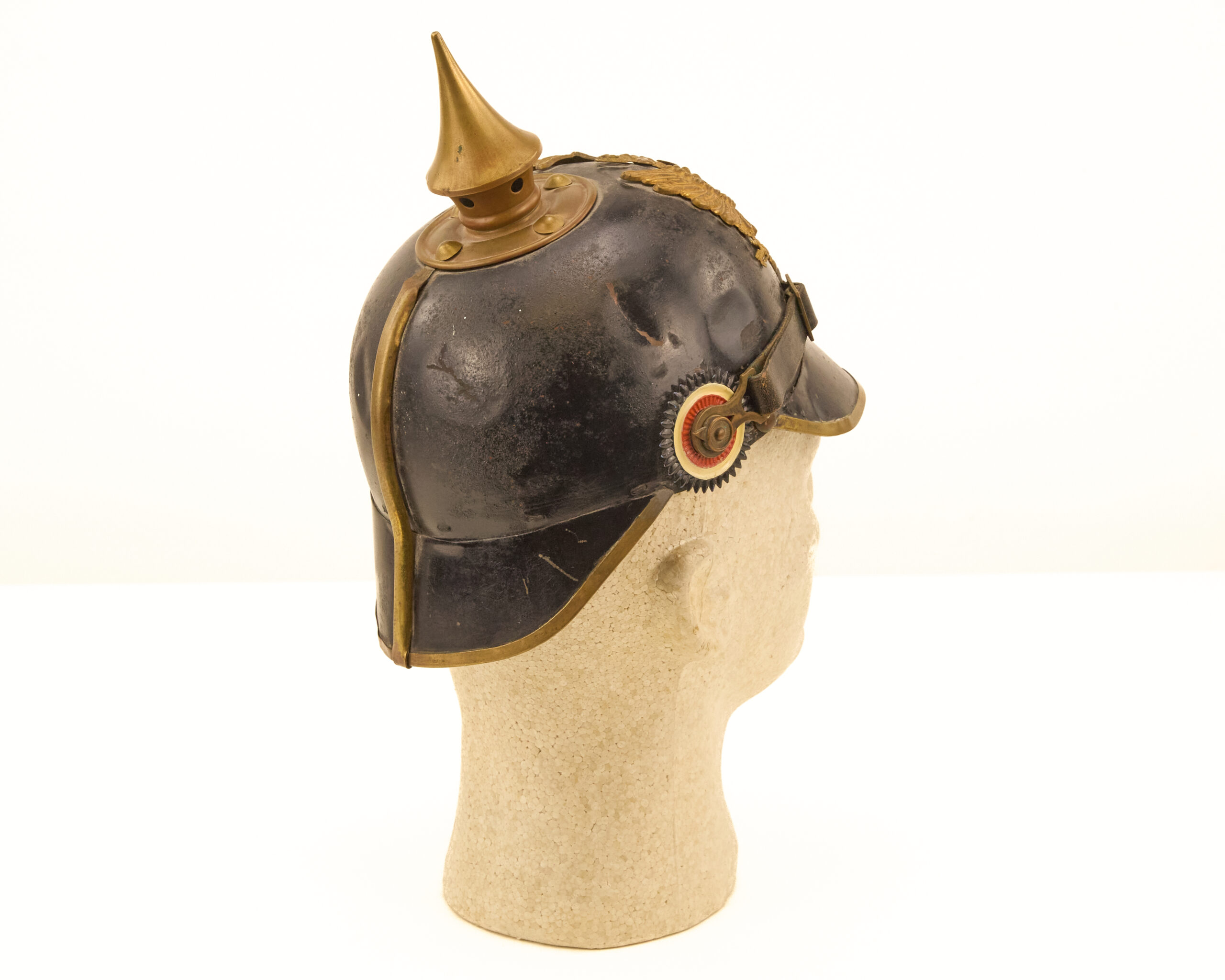 Original Model 1915 pattern Prussian Landwehr enlisted man’s Pickelhaube - Image 8