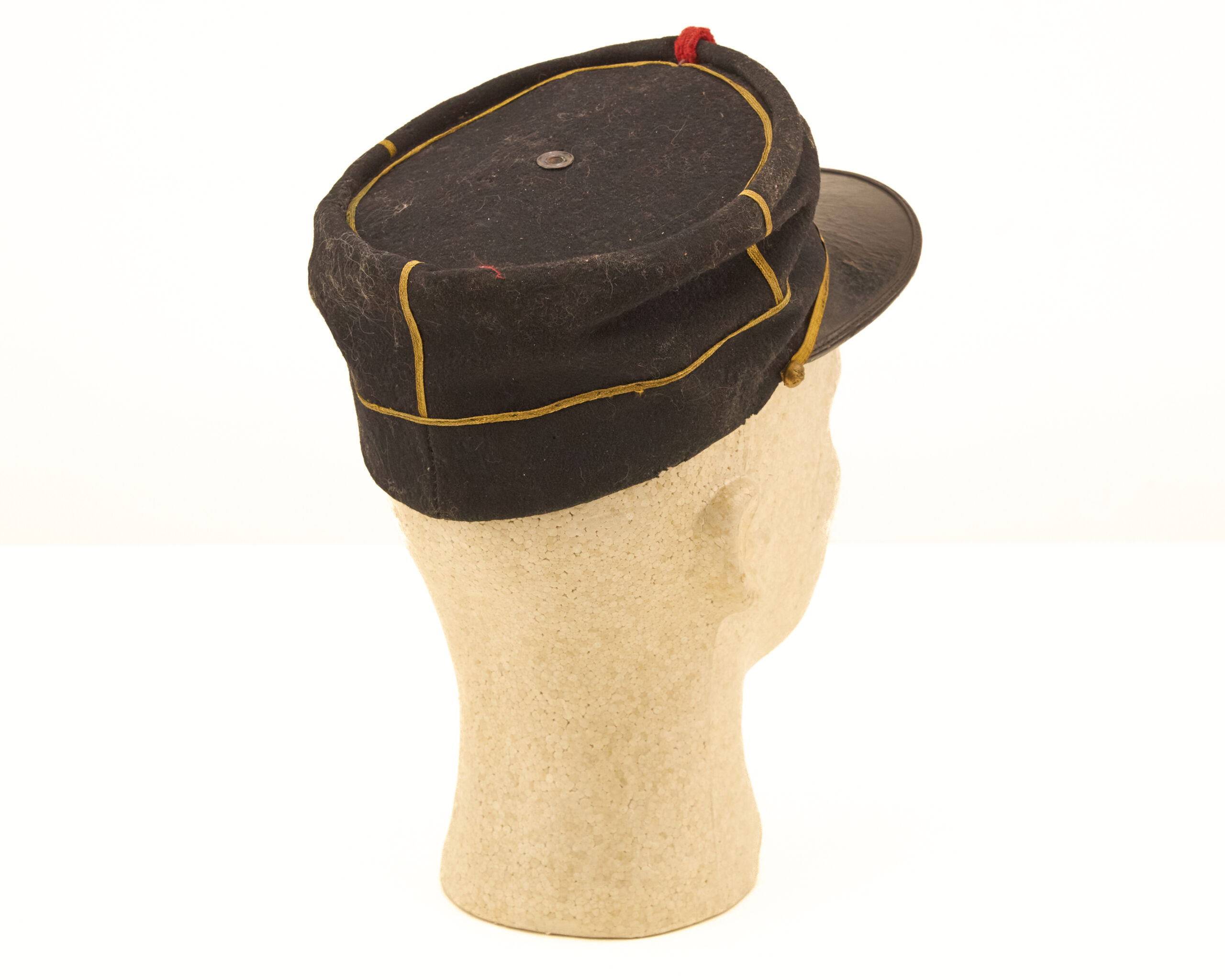 Original French Early WWI M-1910 Enlisted Man’s Kepi - L. Trezel Makers marked - Image 3