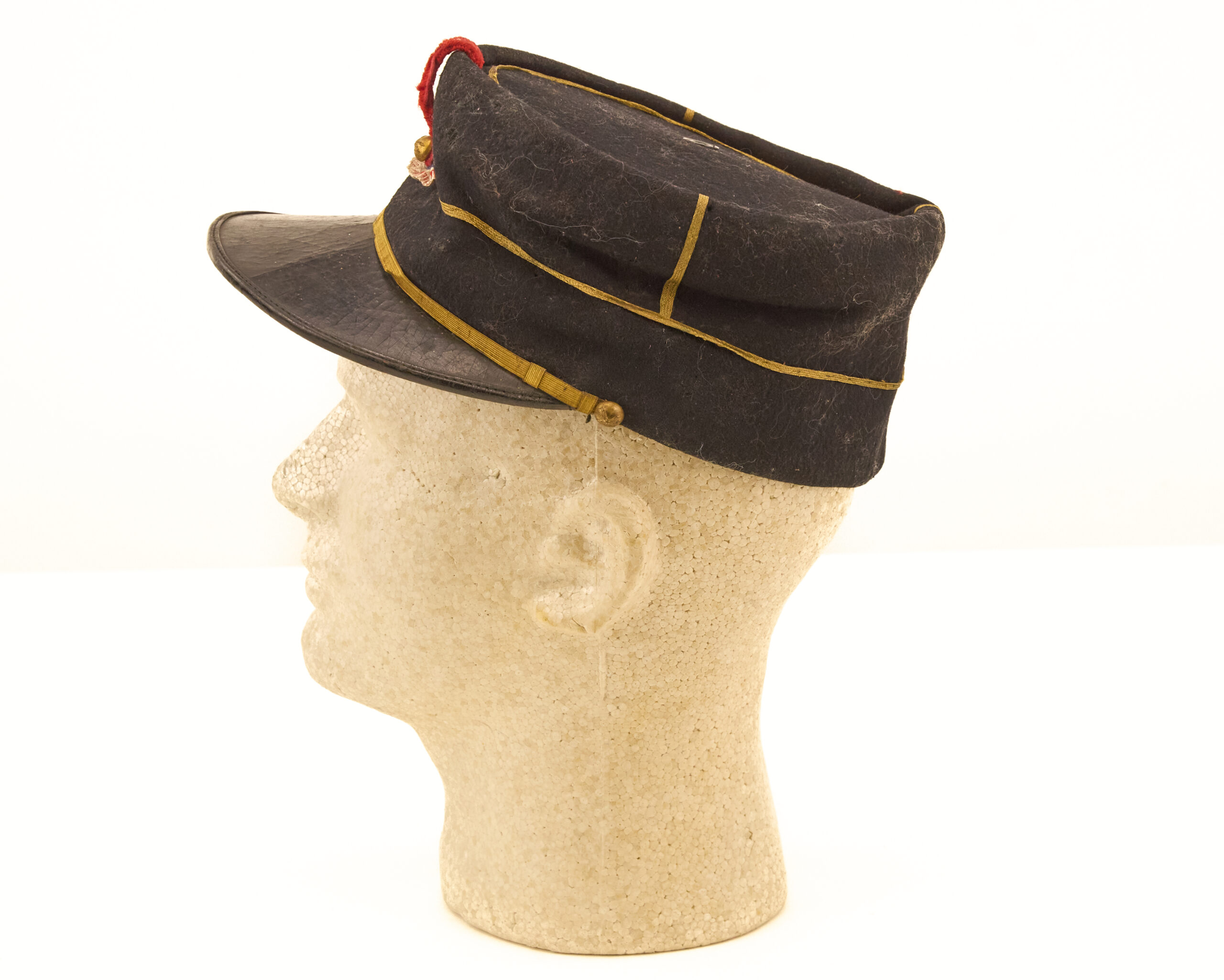 Original French Early WWI M-1910 Enlisted Man’s Kepi - L. Trezel Makers marked - Image 6
