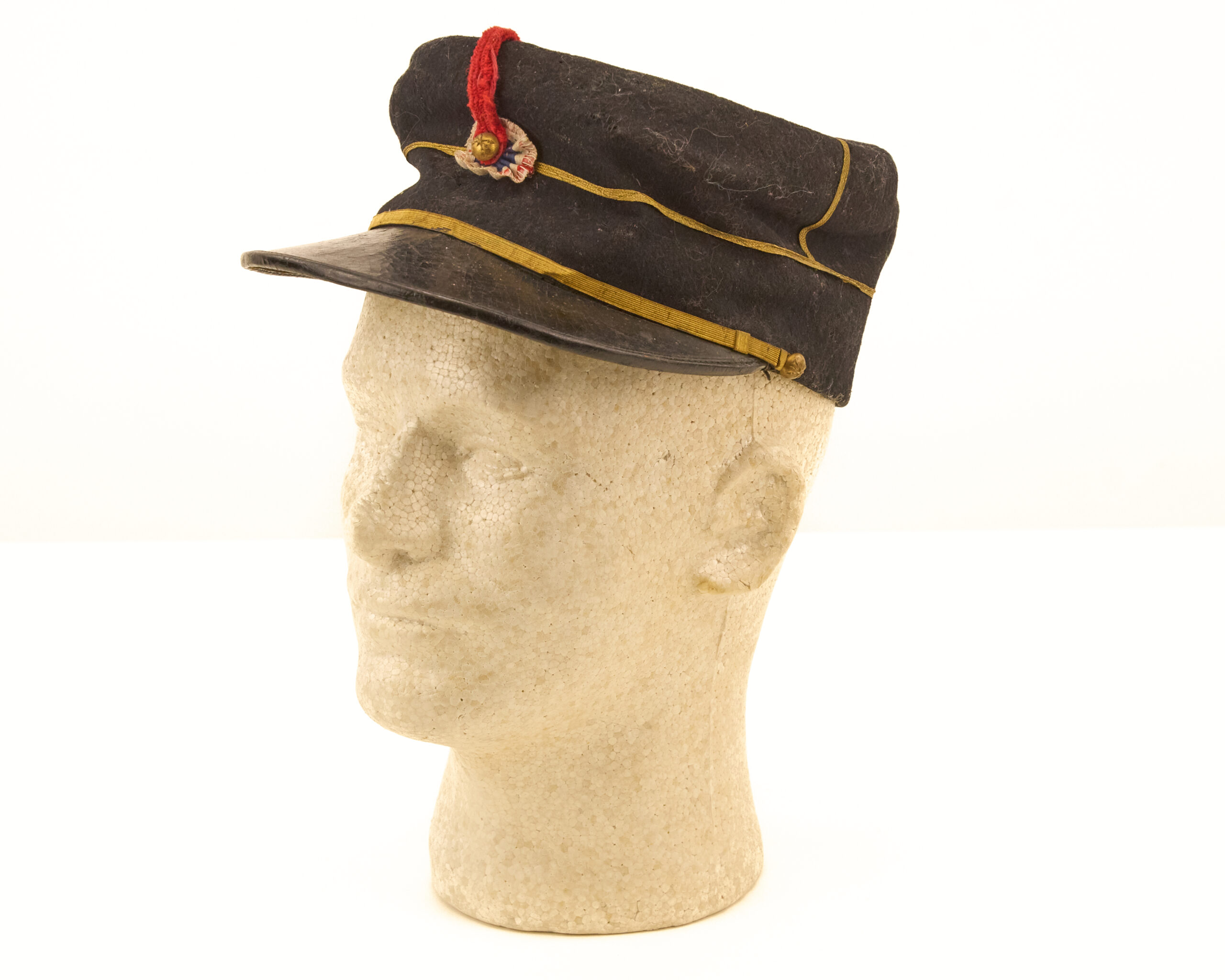 Original French Early WWI M-1910 Enlisted Man’s Kepi - L. Trezel Makers marked - Image 7