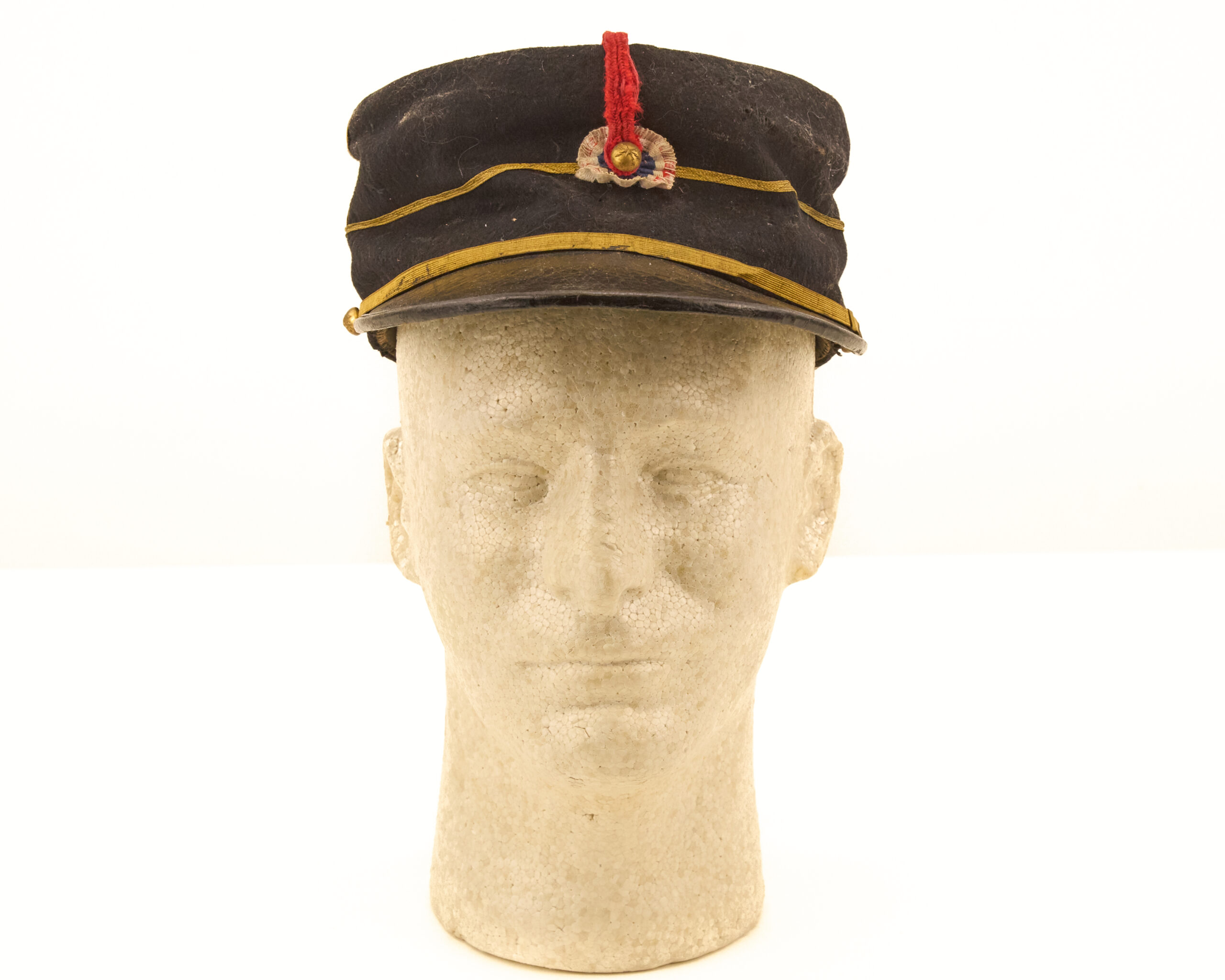 Original French Early WWI M-1910 Enlisted Man’s Kepi - L. Trezel Makers marked - Image 8