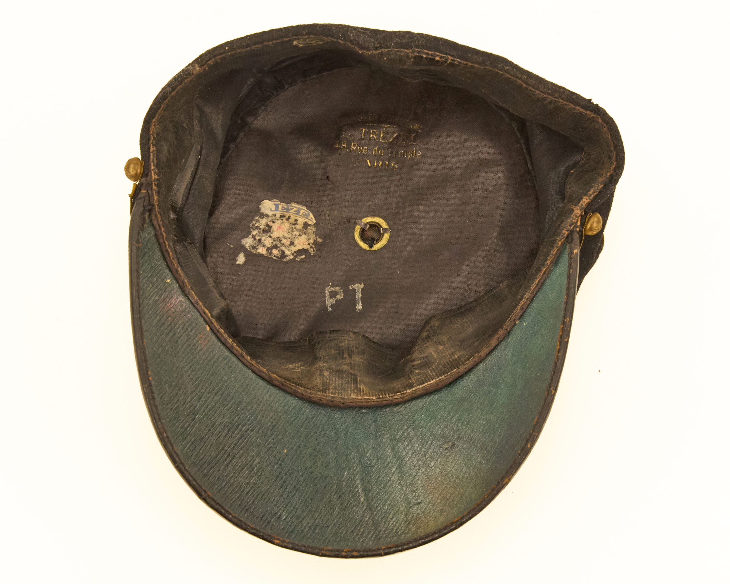 Original French Early WWI M-1910 Enlisted Man’s Kepi - L. Trezel Makers marked - Image 10