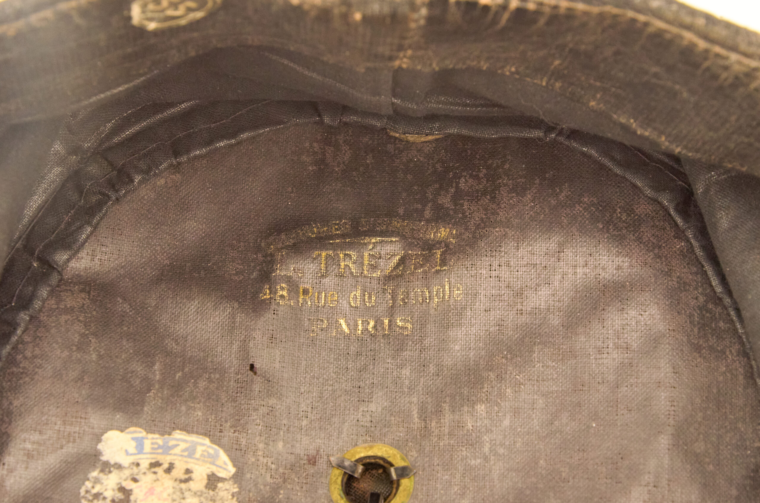 Original French Early WWI M-1910 Enlisted Man’s Kepi - L. Trezel Makers marked - Image 11