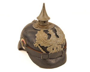 Original Model 1915 pattern Imperial Prussian enlisted man’s Pickelhaube