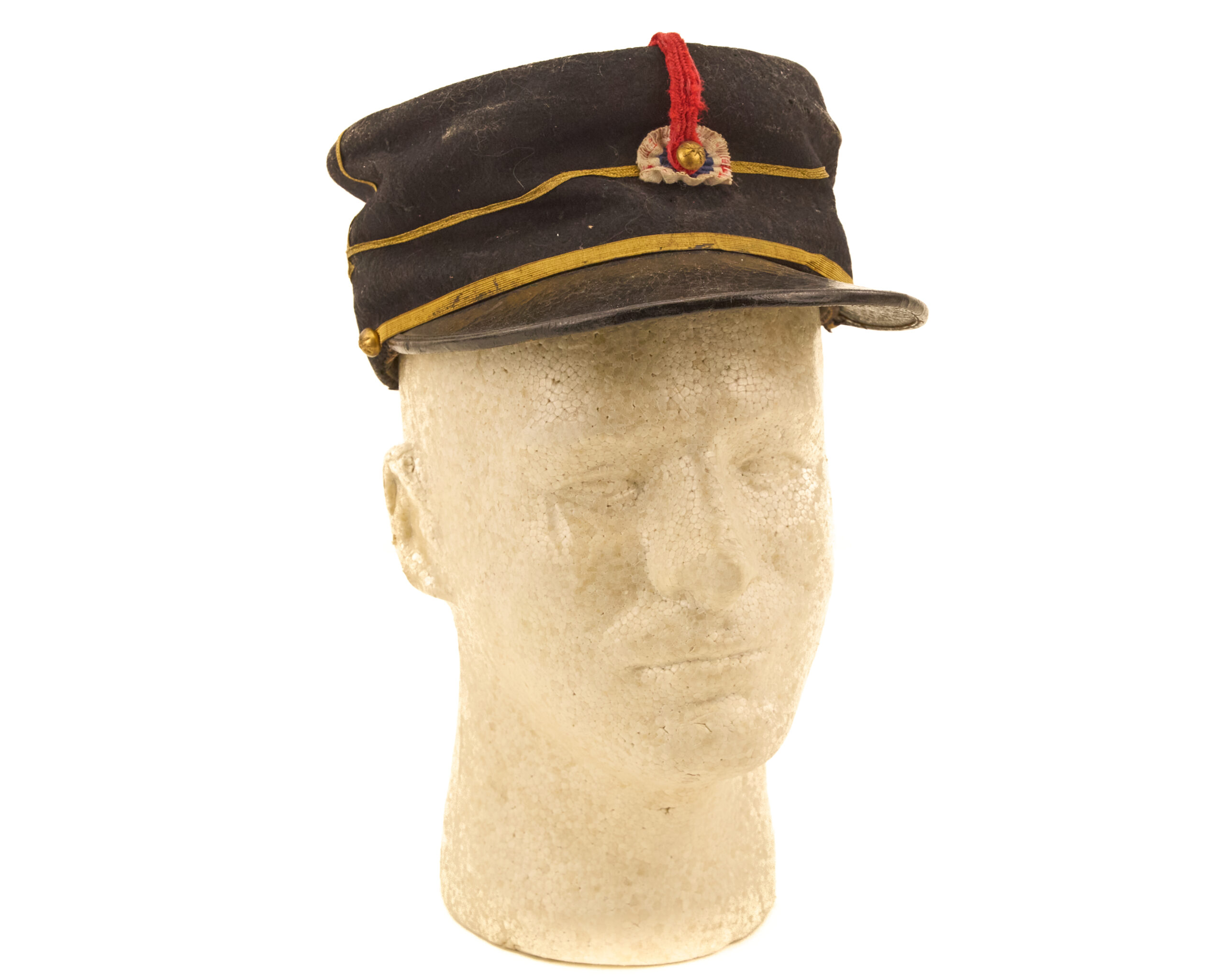 Original French Early WWI M-1910 Enlisted Man’s Kepi - L. Trezel Makers marked