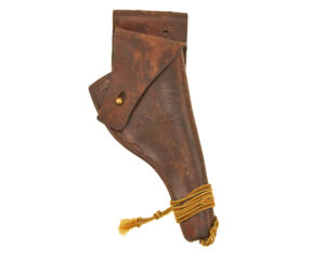 US WWI leather Revolver Holster --Textan 1942 Marked