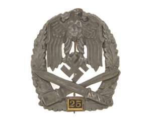 General Assault Badge (Allgemeines Sturmabzeichen) with the '25' engagement clasp by Rudolf Souval, "L/58"
