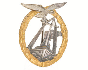 Luftwaffe Sea Battle Badge (Seekampfabzeichen der Luftwaffe) – Souval Made, L/58 Marked