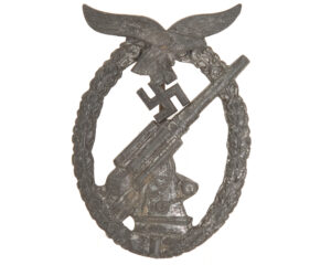 Authentic Luftwaffe Flak Badge (Flak-Kampfabzeichen der Luftwaffe), by E. Ferdinand Wiedmann