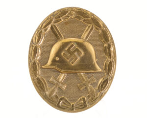 Authentic Wound Badge in Gold (Verwundetenabzeichen in Gold), 1st Class By Vienna Mint