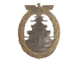 Kriegsmarine High Seas Fleet Badge (Flottenkriegsabzeichen) By Richard Simm & Söhne of Gablonz