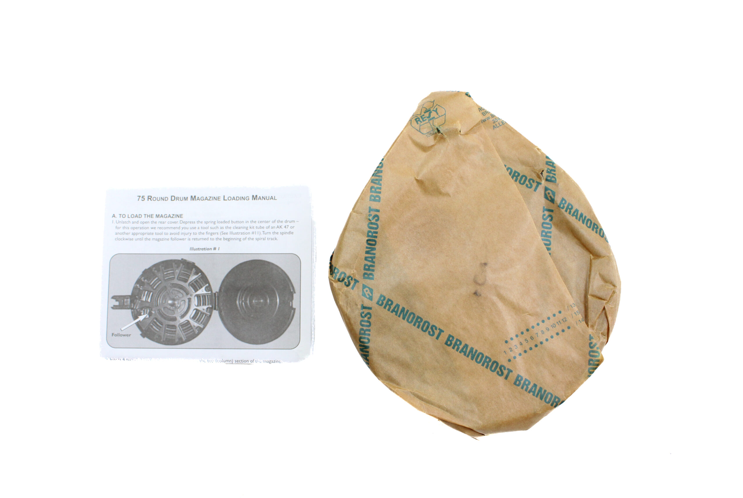 Century Arms Romanian AK-47 7.62x39 75-Round Drum Magazine – MAAK78A