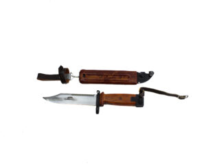 Bulgarian Circle 10 Type-2 AKM / AK-74 Bakelite Bayonet – Number Matching