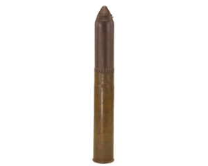 Original 75mm DEC shell paired with SC 916 L 18 D marked cartridge case