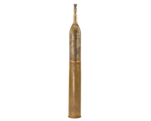 French “I.A.” Model 15 fuze (Instantanée Allongée) & Remington UMC 75mm Case WWI Artillery INERT