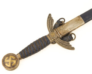 German WWII Luftwaffe Officer's Sword from famous maker E. & F. Hörster of Solingen