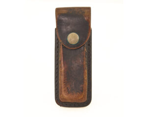 Original German Police Black leather Walther magazine pouch