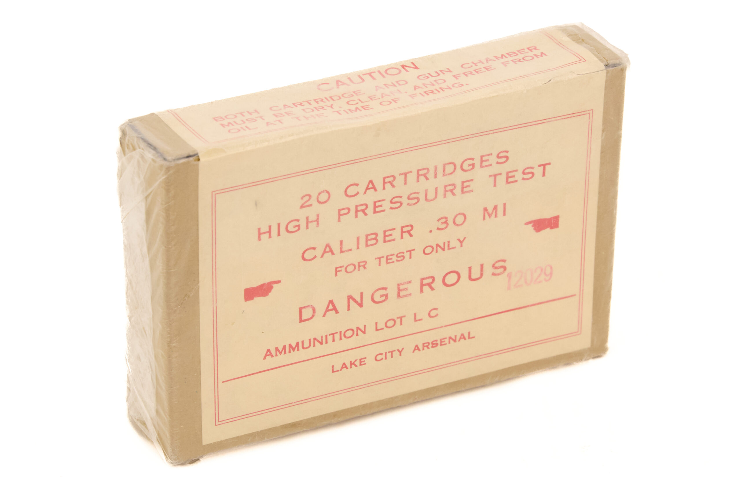U.S. Caliber .30 M1 High Pressure Test Cartridges - Image 2