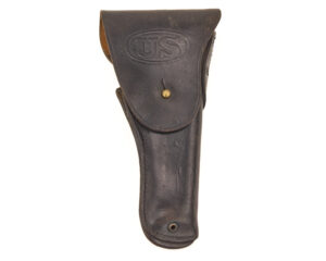 WW2 M1911A1 black leather flap holster BOYT 1944