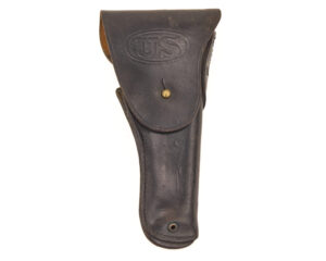 WW2 M1911A1 black leather flap holster BOYT 1944