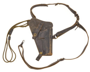 US M7 1911 shoulder holster black leather