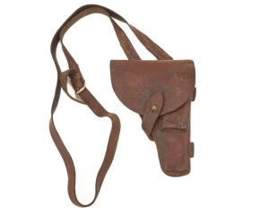 Romanian Makarov leather holster with shoulder strap