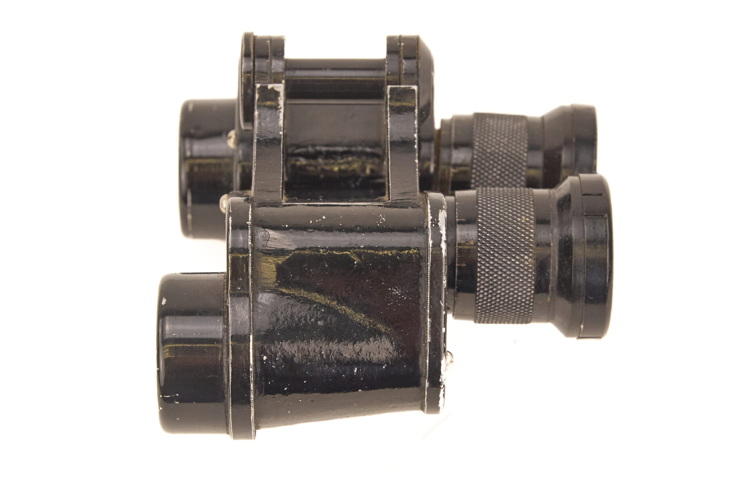 WWII Japanese Binoculars with Case - Fuji Type 89 6x24 - Image 3