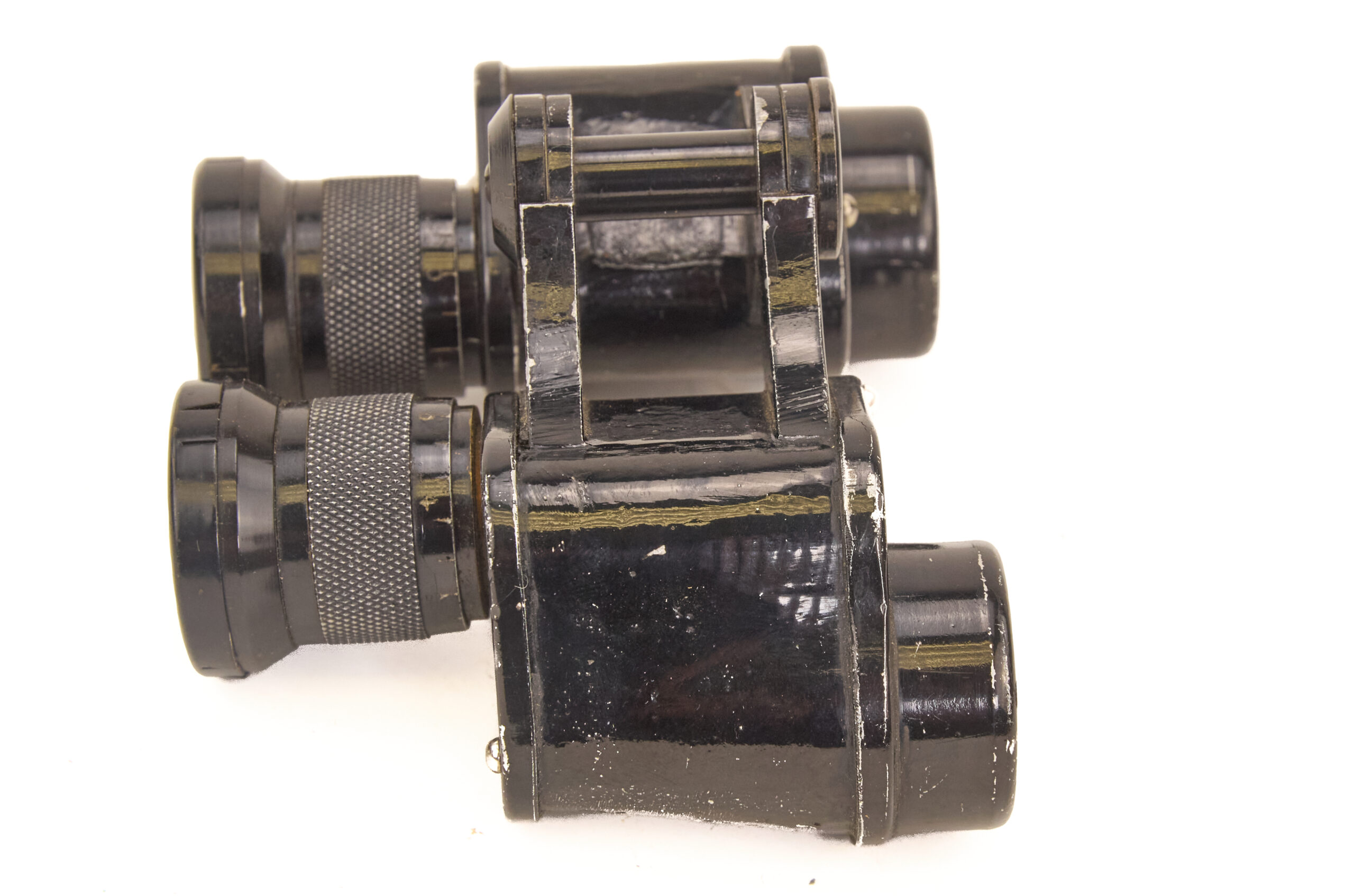 WWII Japanese Binoculars with Case - Fuji Type 89 6x24 - Image 5