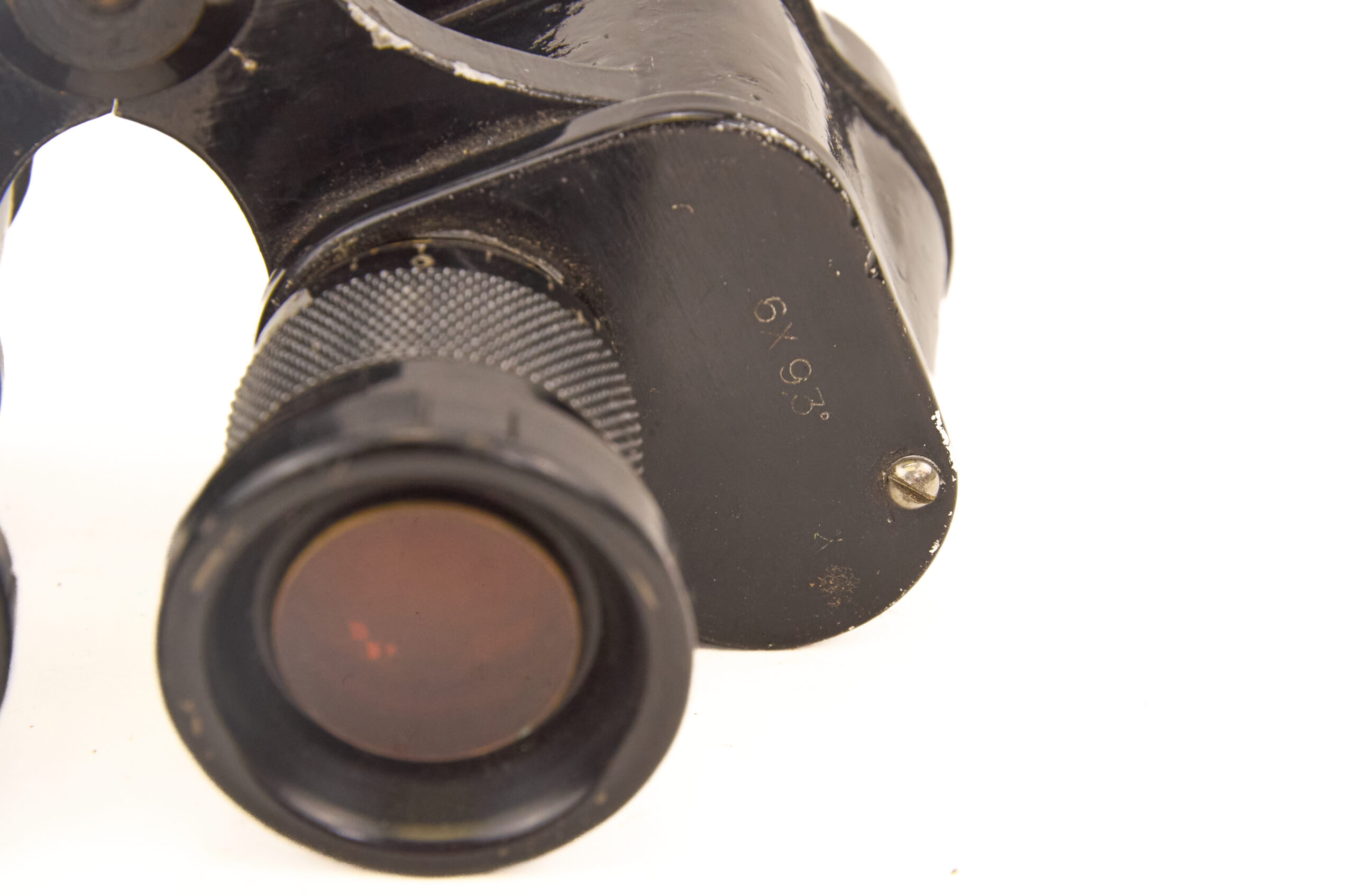 WWII Japanese Binoculars with Case - Fuji Type 89 6x24 - Image 6