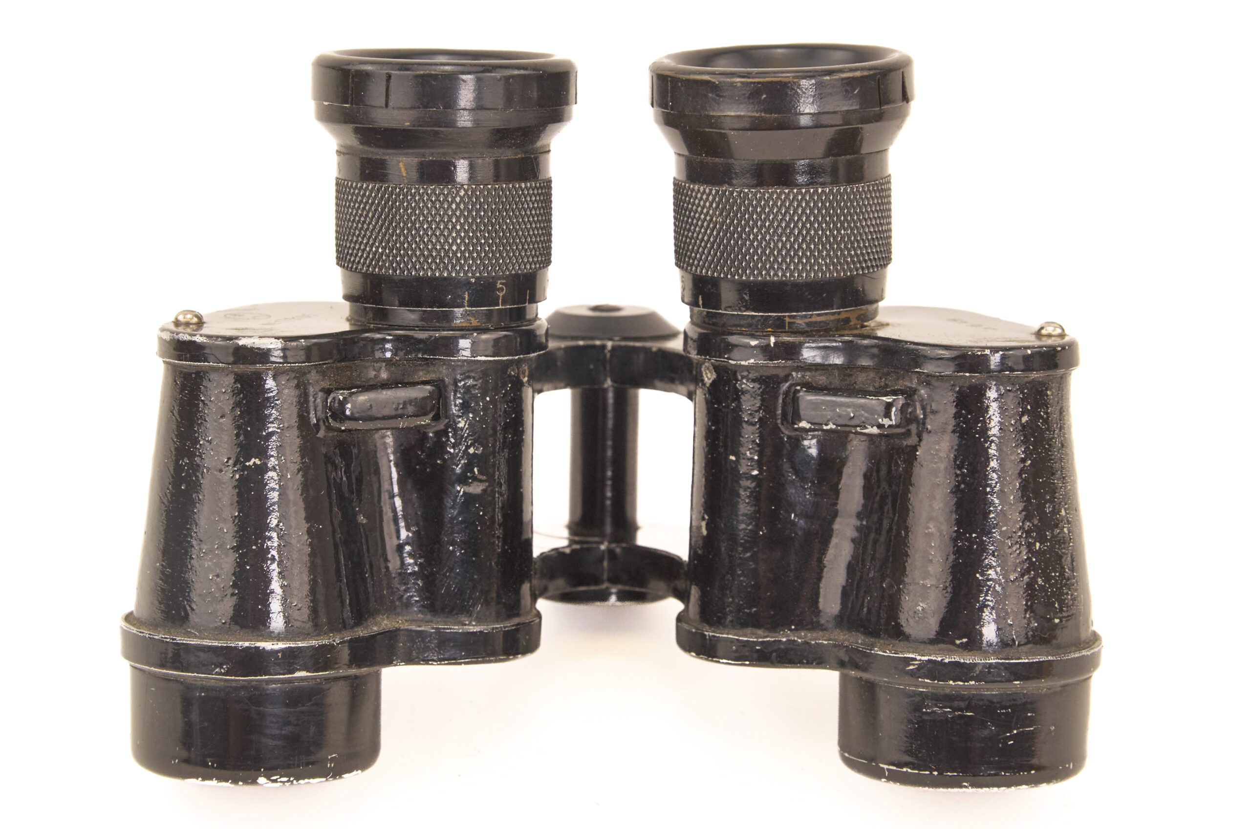 WWII Japanese Binoculars with Case - Fuji Type 89 6x24 - Image 8