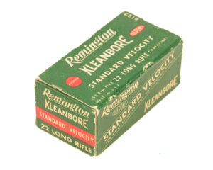 Vintage Remington .22 Long Rifle ammunition box